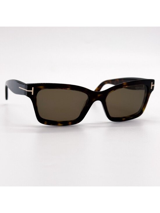 New Tom Ford Mikel TF1085 52H Polarized Cat Eye Havana Women Sunglasses Authenti main image 6